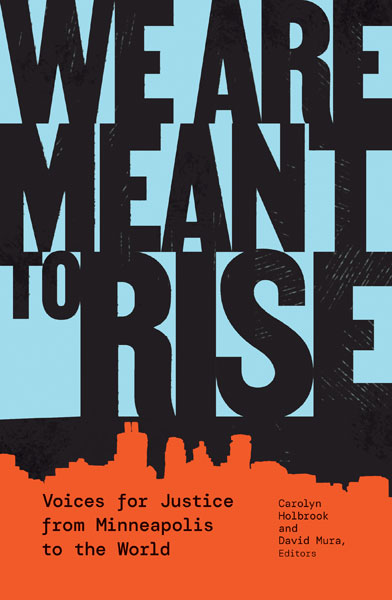The cover of the forthcoming anthology, We Are Meant to Rise