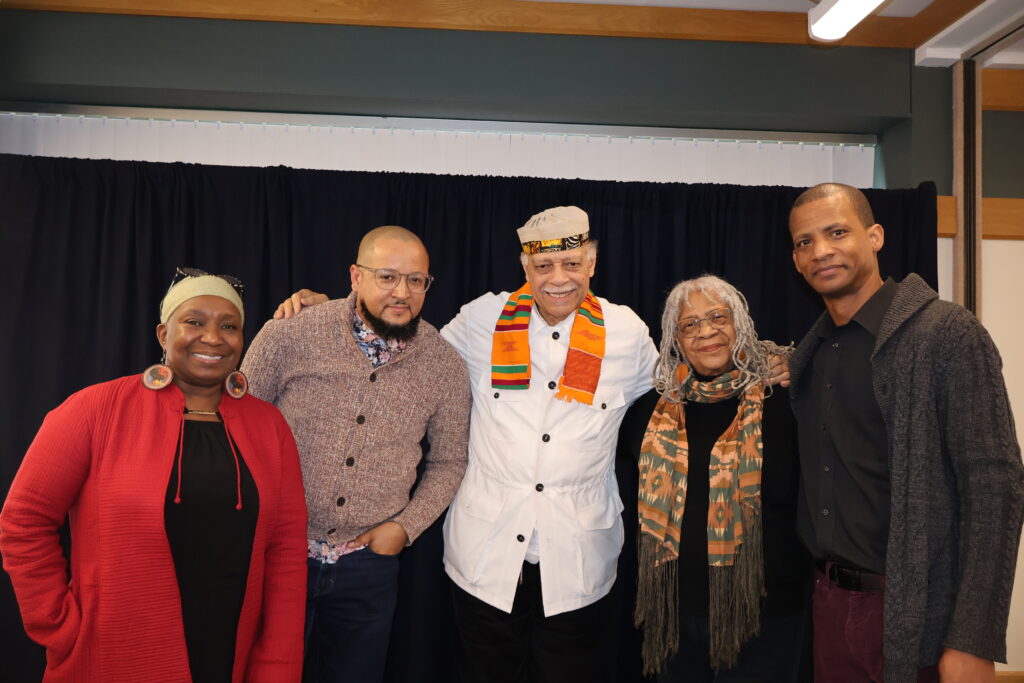 A group photo of the panelists for Embracing Our Roots