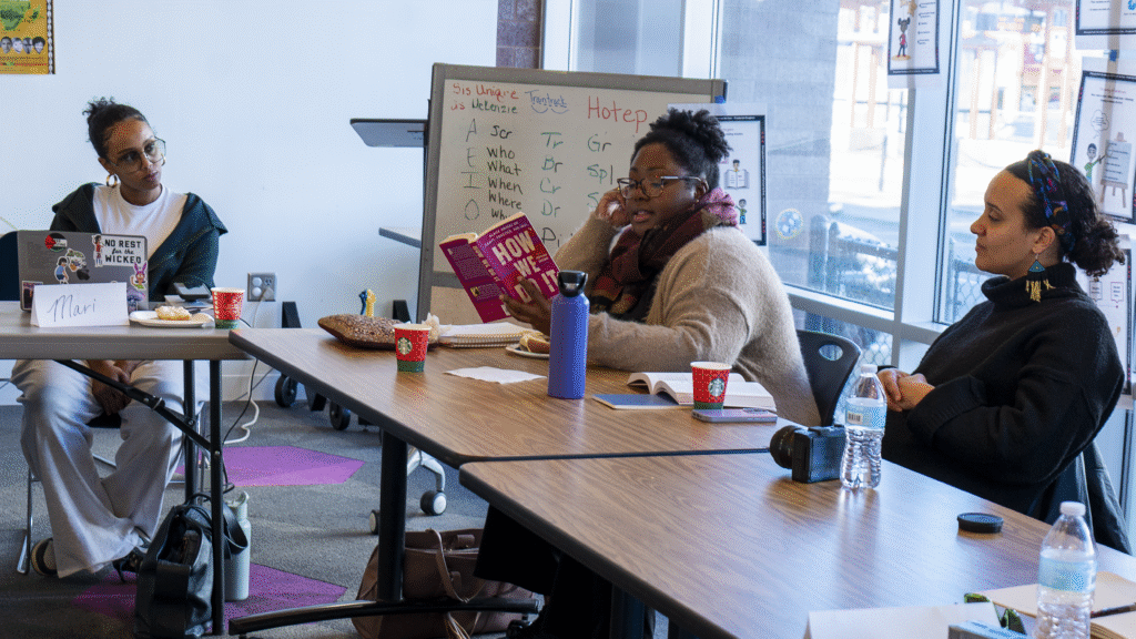 Photo of a participant of Go Back and Fetch It reading How We Do It