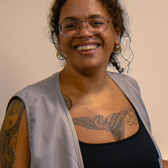 A headshot of LM Brimmer